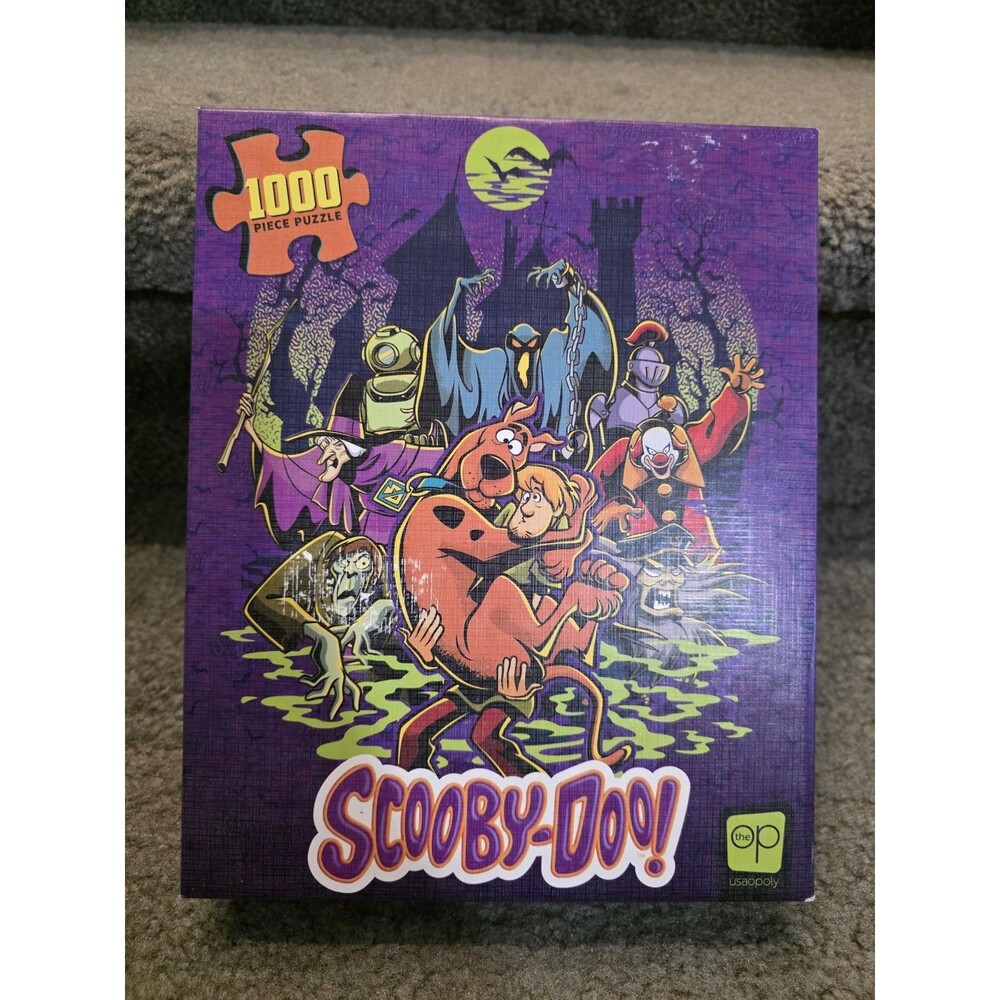 Scooby Doo Usaopoly 1000 Pieces 2022 Jigsaw Puzzle Zoinks! Complete 19" x 27"